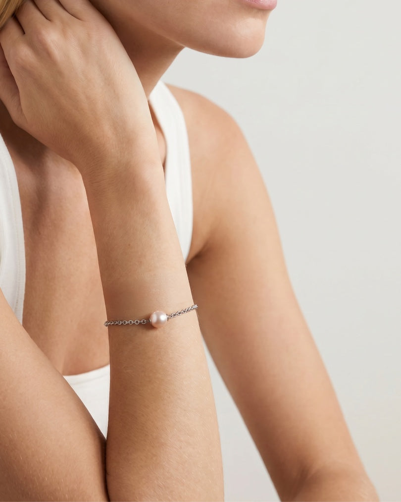 Bracelet Pink 8mm Pearl Nuada