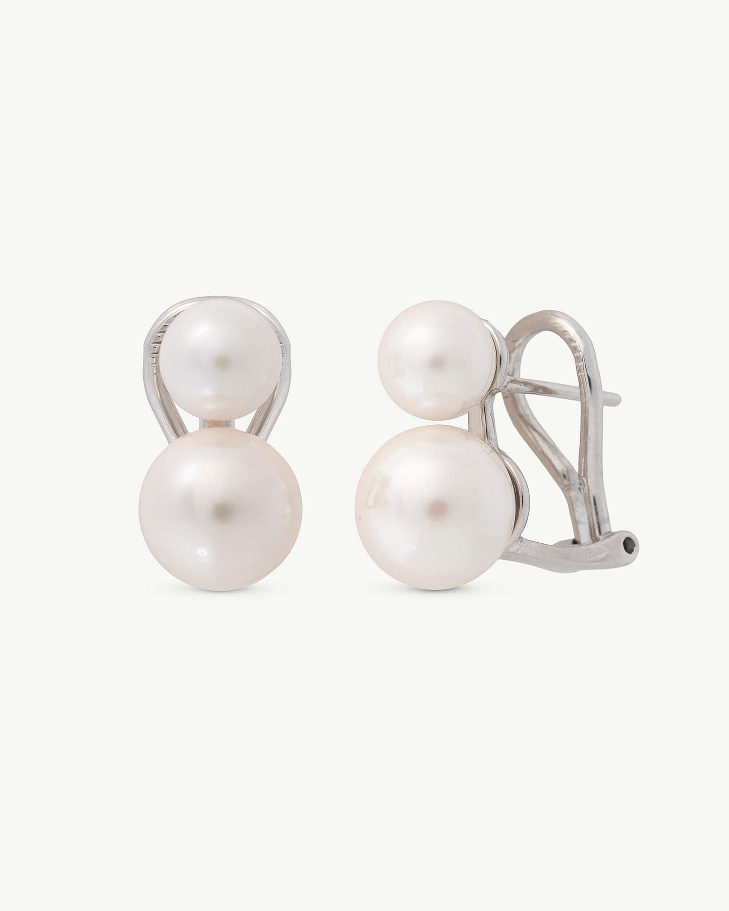 Double Pearl Earrings 7–9mm Jour