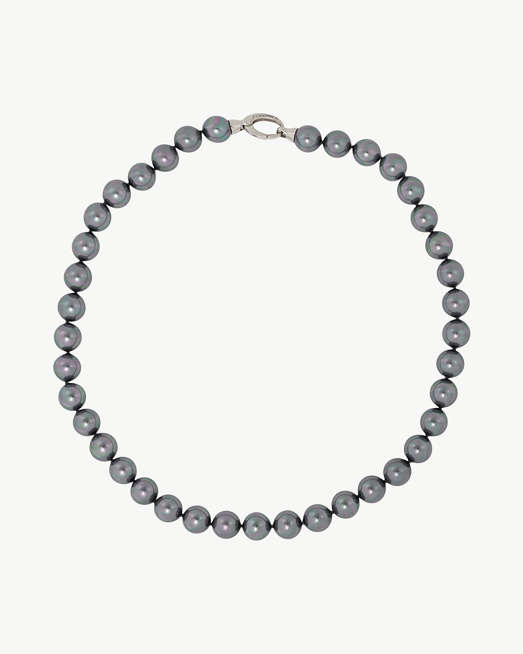 Pearl Necklace 10mm 45cm Gray Lyra MAJORICA – Majorica