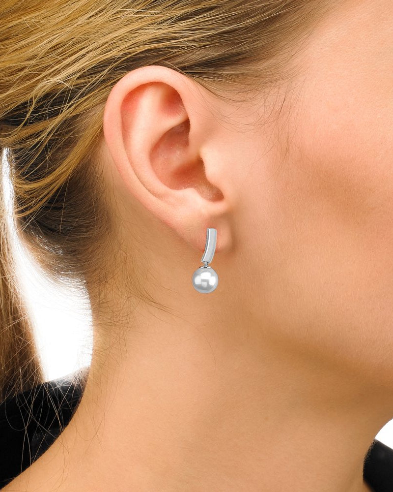 Pendientes Perla 8mm Espiga