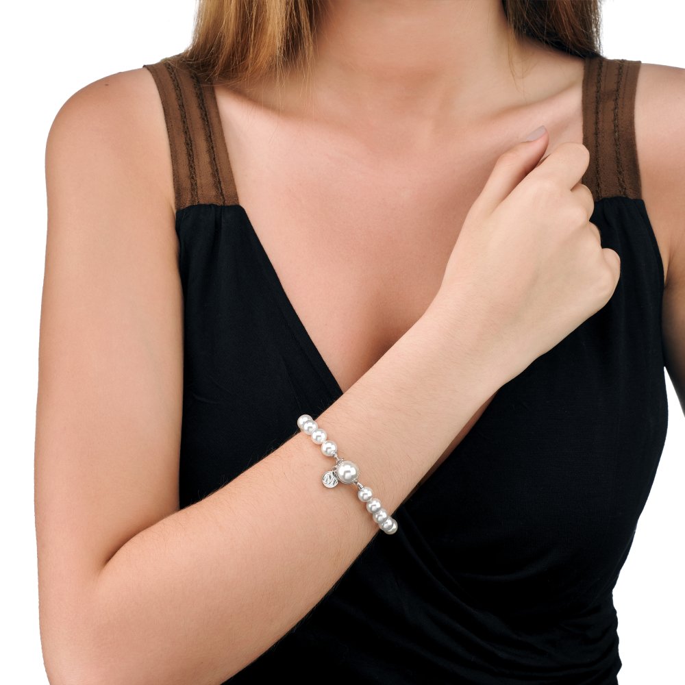 8mm Perlenarmband. Lyra