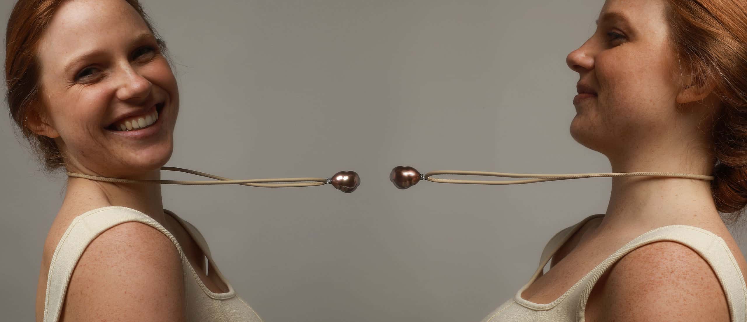 colagante perla barroca tahití
