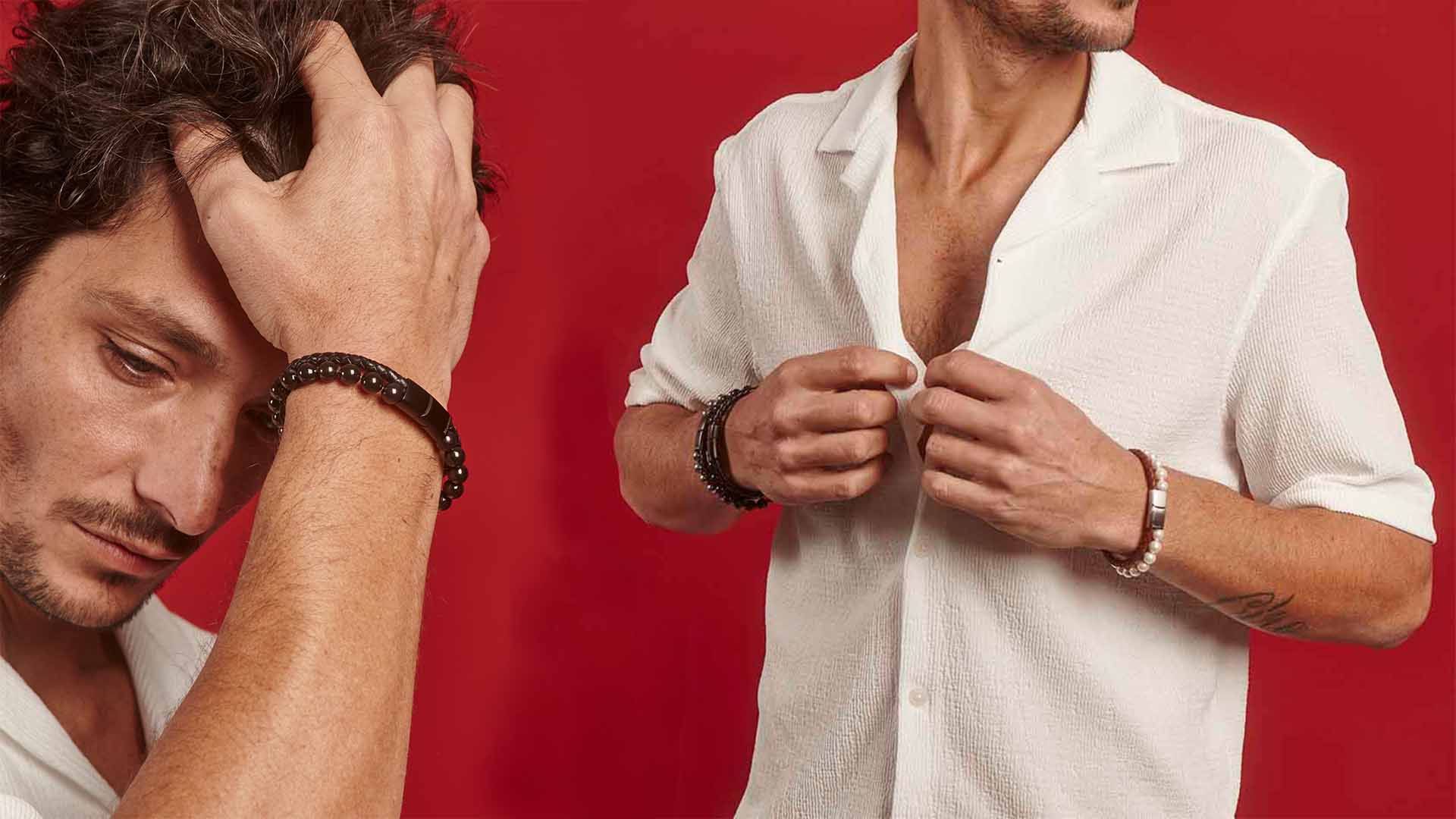Bracelets and watches, the perfect match for men