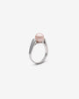Anillo Plata y Perla Rosa Nuada