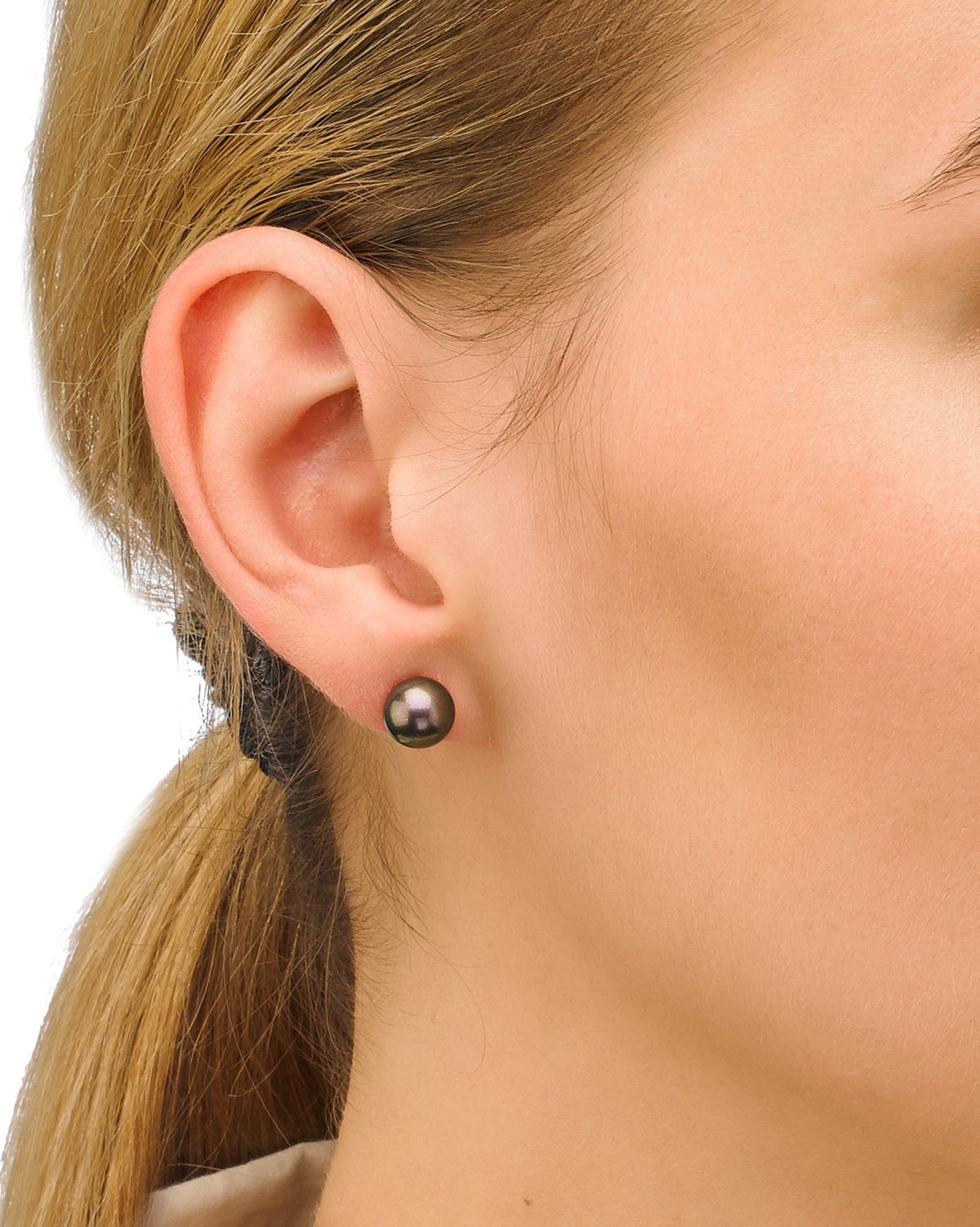 8mm Tahitiperlen Ohrringe Lyra