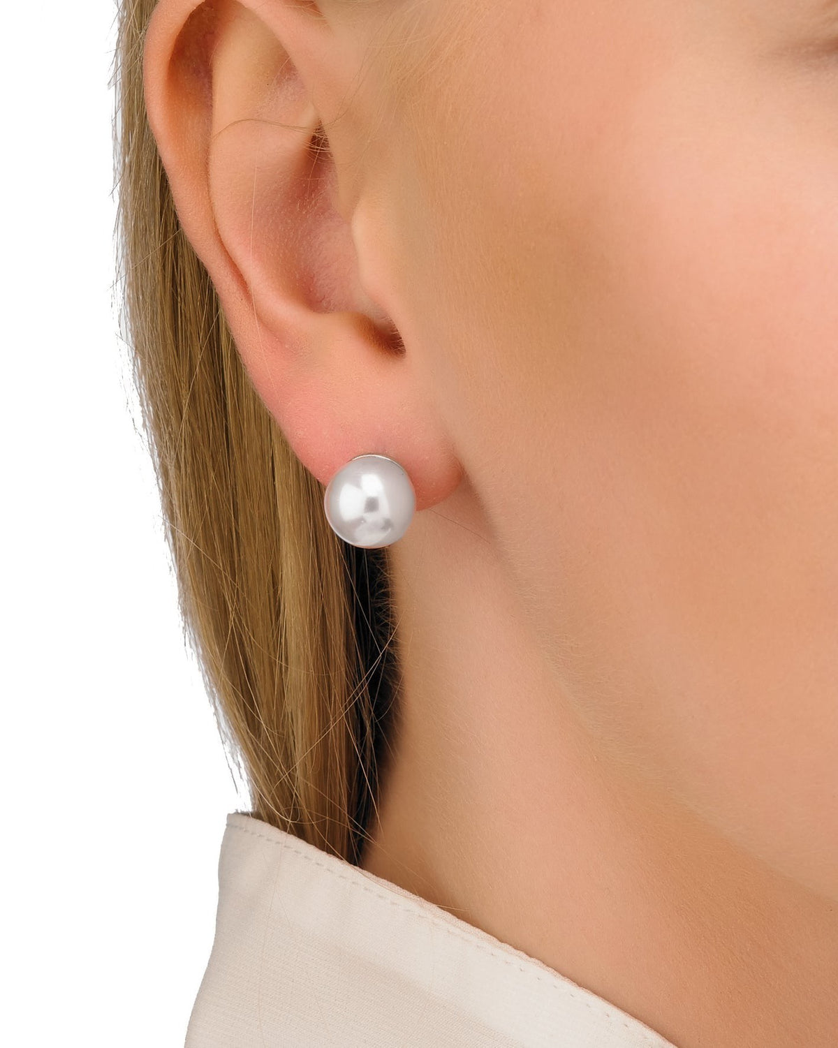 10mm Perlenohrringe Lyra