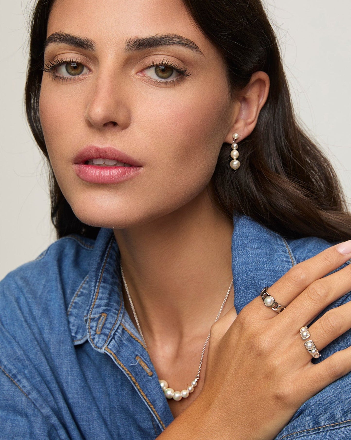 Necklace with pearls Petit