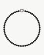 Pearls Necklace Black 6mm Grace