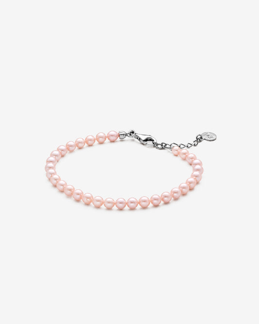 Bracelet, 4mm Pearl-Pink, Lyra