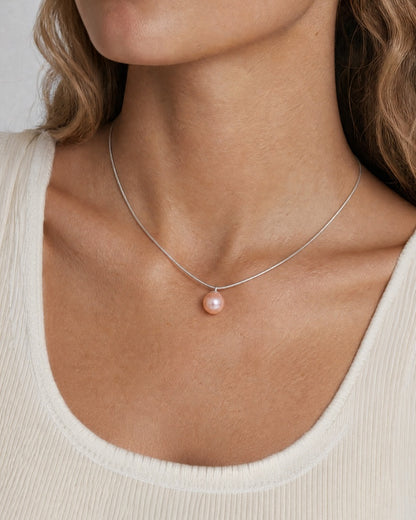 Necklace, Pink Pearl, Nuada 