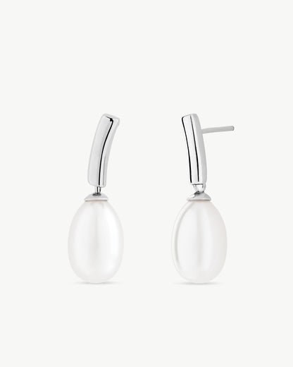 Pearl Earrings 9mm Espiga