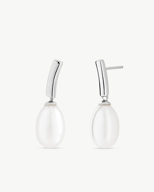 Pendientes Perla 9mm Espiga