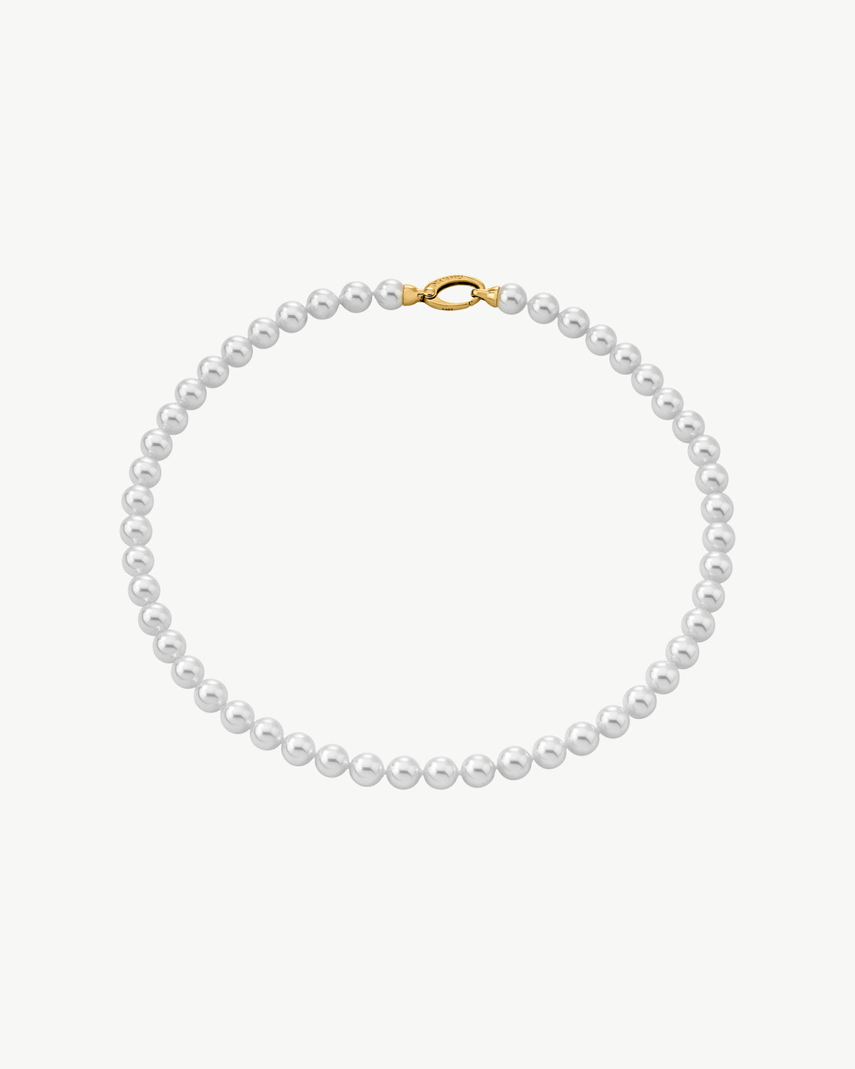 Collar Perlas 6mm de 40cm Dorado Lyra