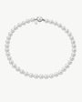 Pearls Necklace - 8mm 45cm and Pearl Clasp Lyra