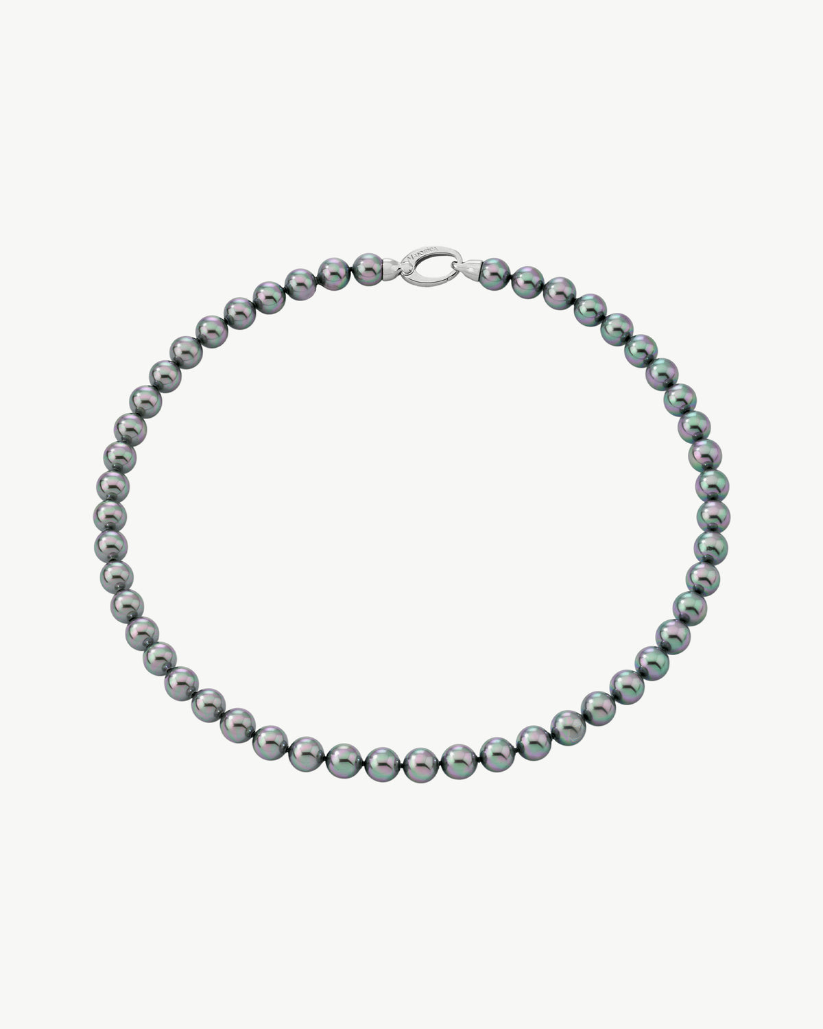 Pearl Necklace - 45cm 8mm Gray Lyra
