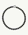 10 mm schwarze Perlenkette Grace