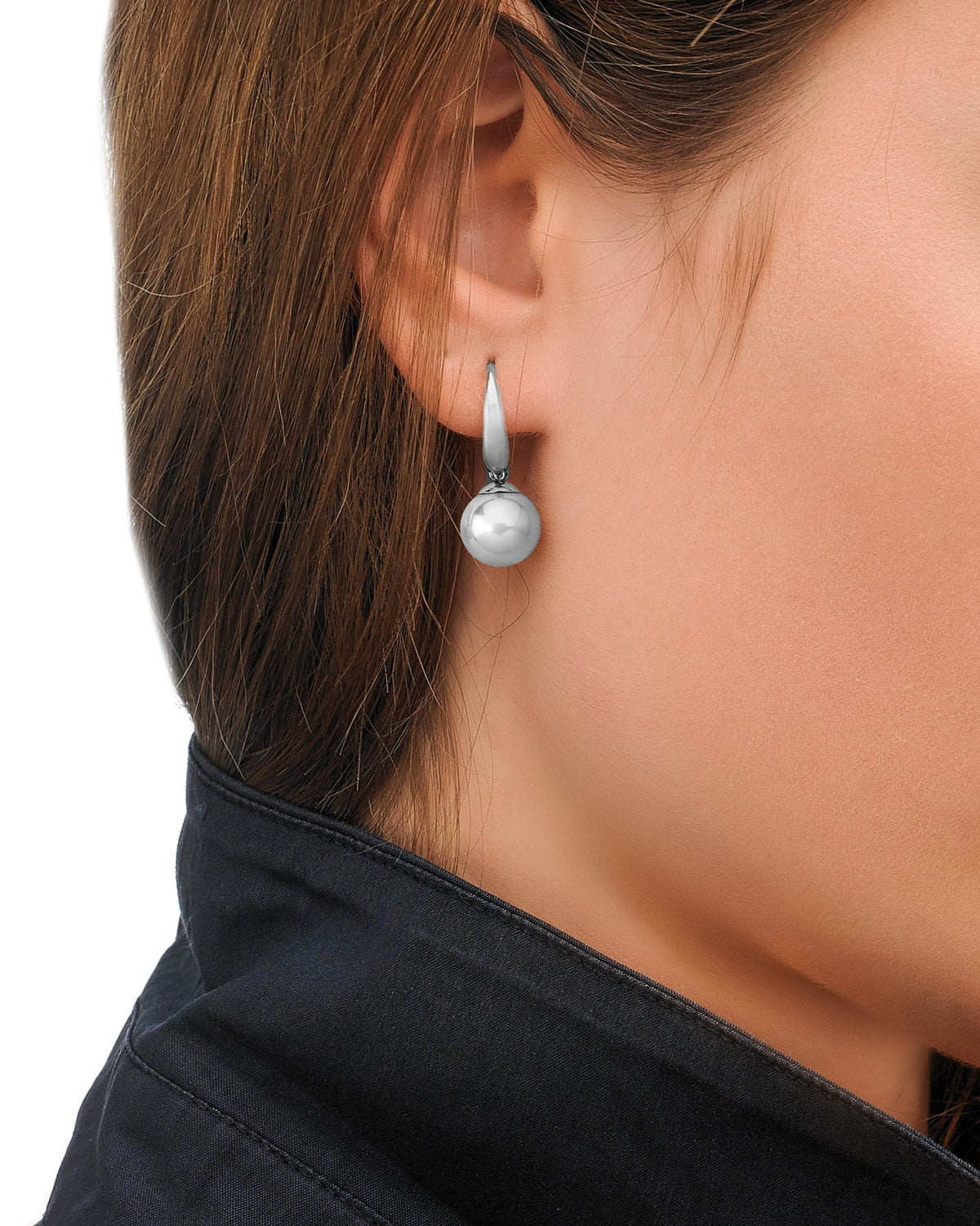 Pendientes Cortos Perla 10mm Nuada