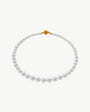 Collar Perlas 6-12mm Dorado Degradé