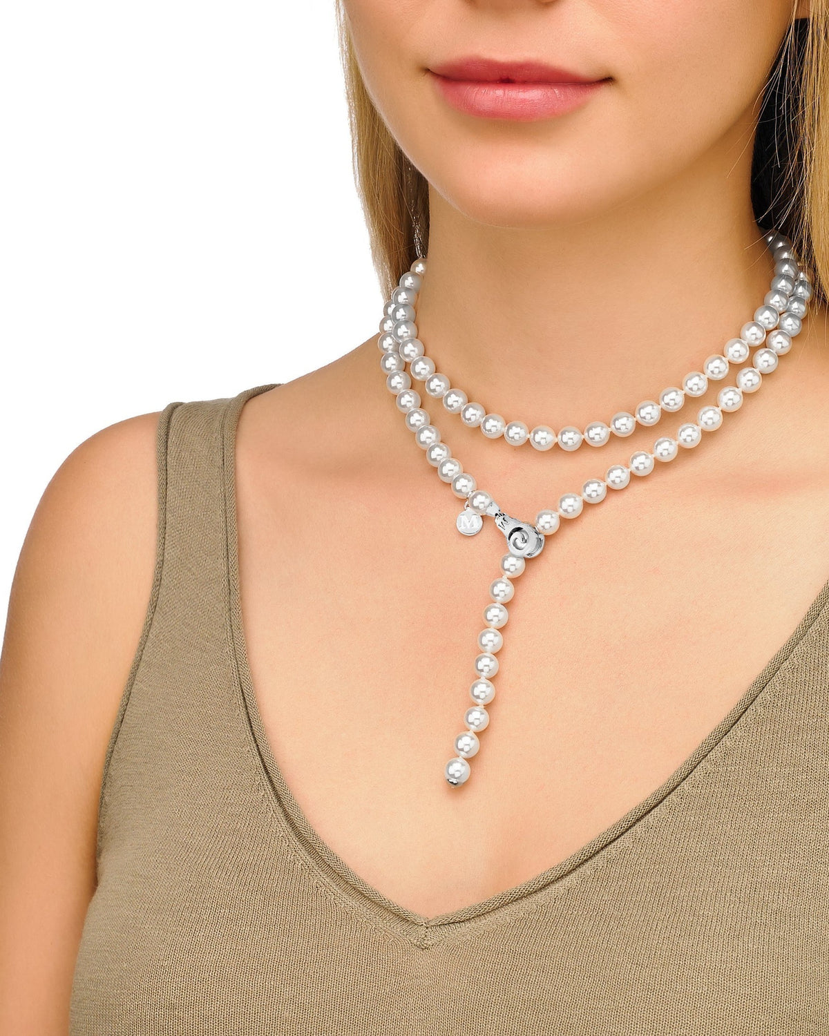 Pearl Necklace 8mm Jour