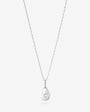 Collar Plata Rodiada Blanco Aina

