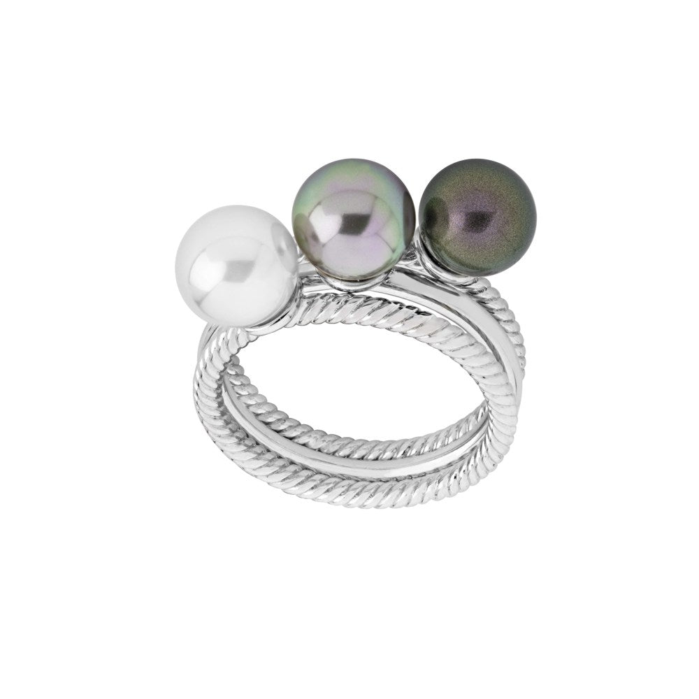 Triple Pearl Ring Multicolor Planet