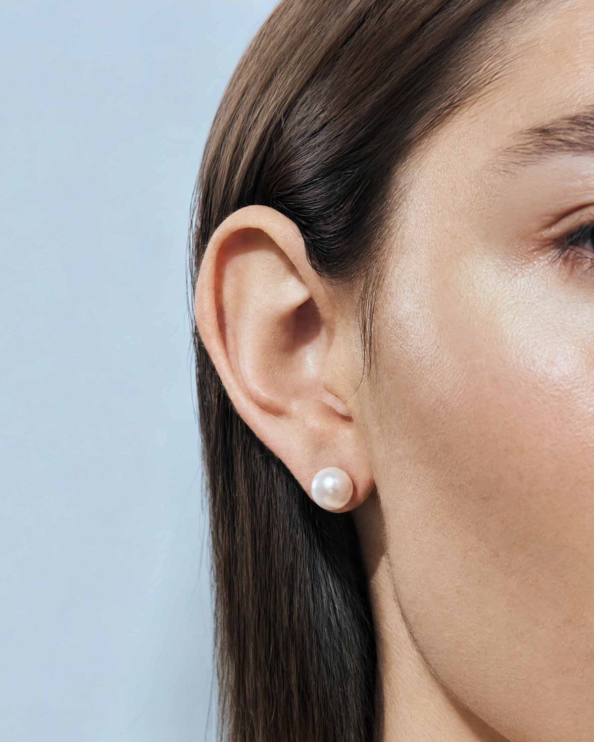 Pendientes Oro 18k con Perla 8mm Taylor