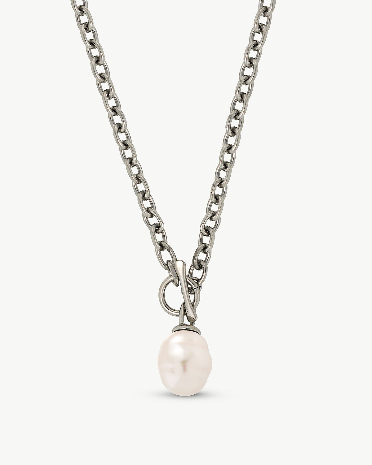 Pearl Pendant Necklace 14mm Baroque Tender