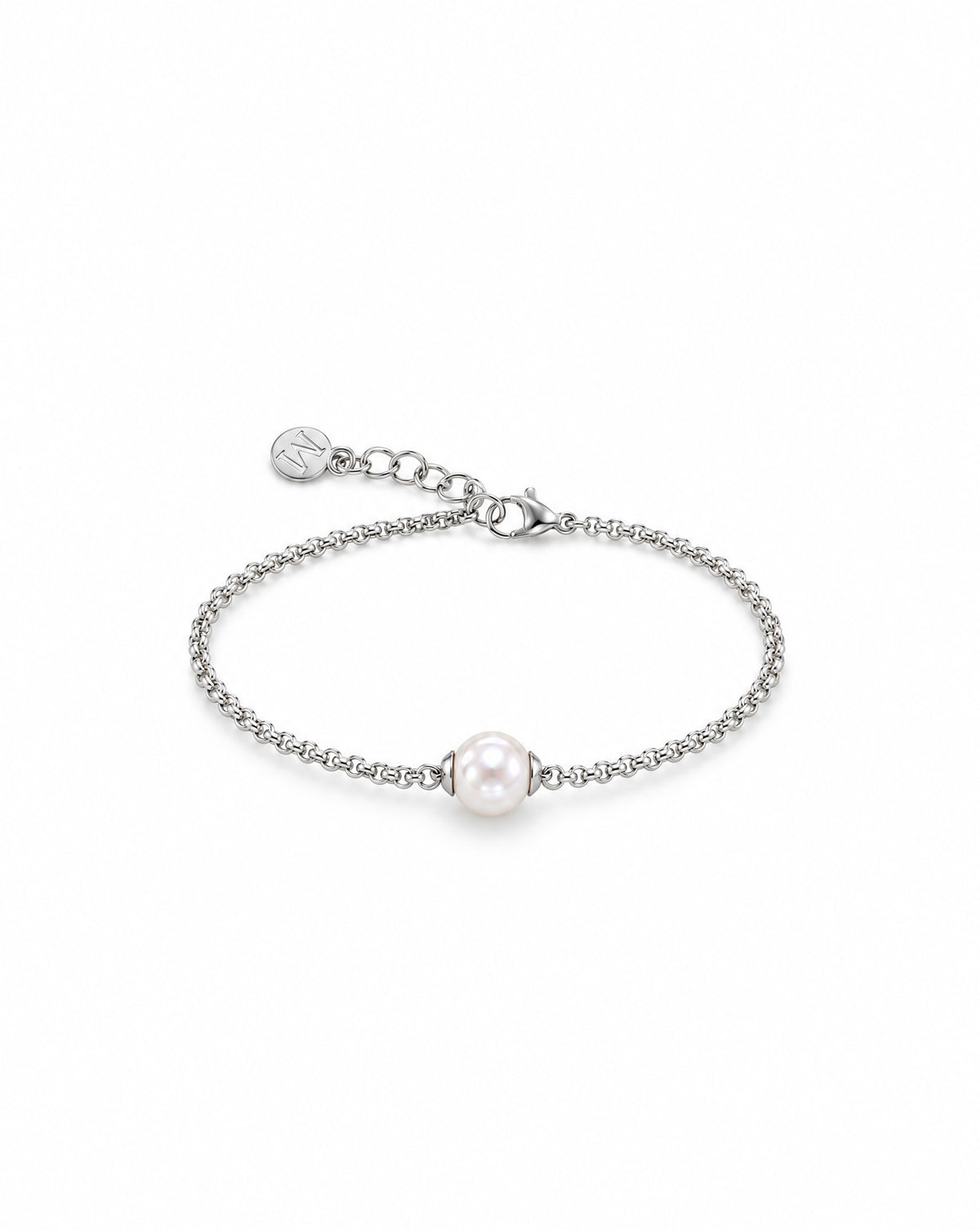 Pulsera Cadena y Perla Nuada