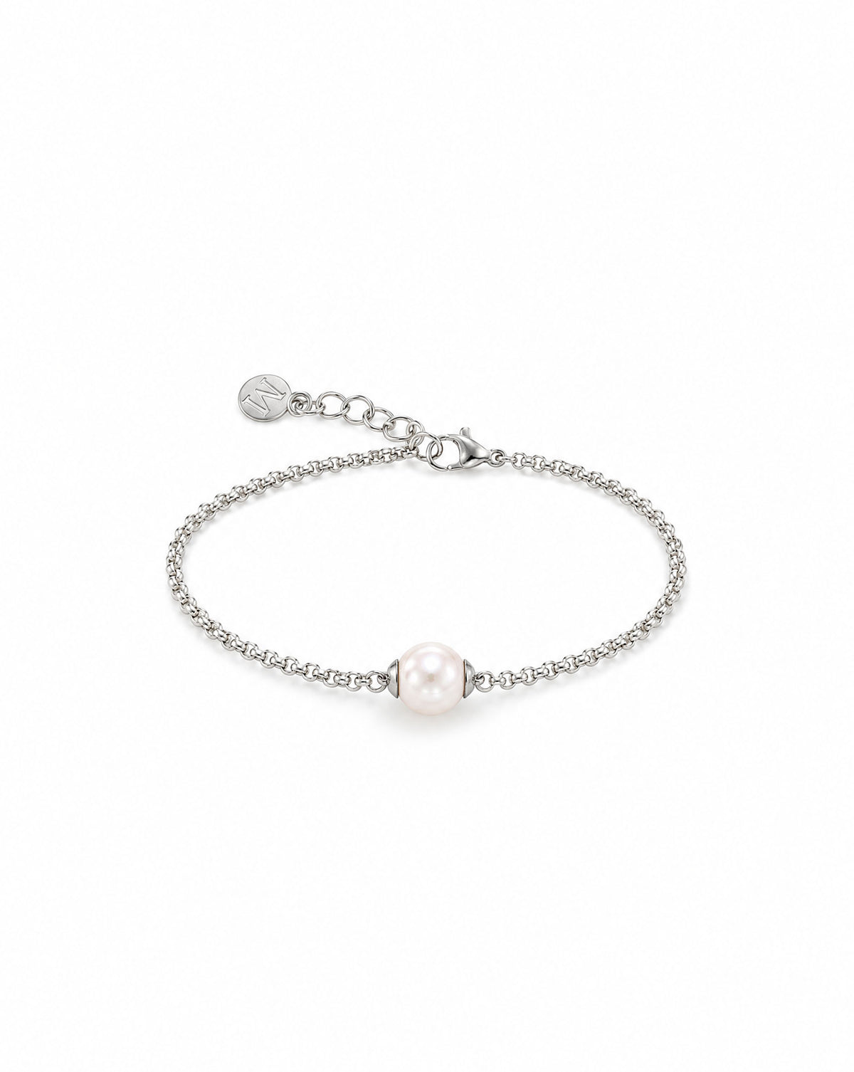 Pulsera Cadena y Perla Nuada