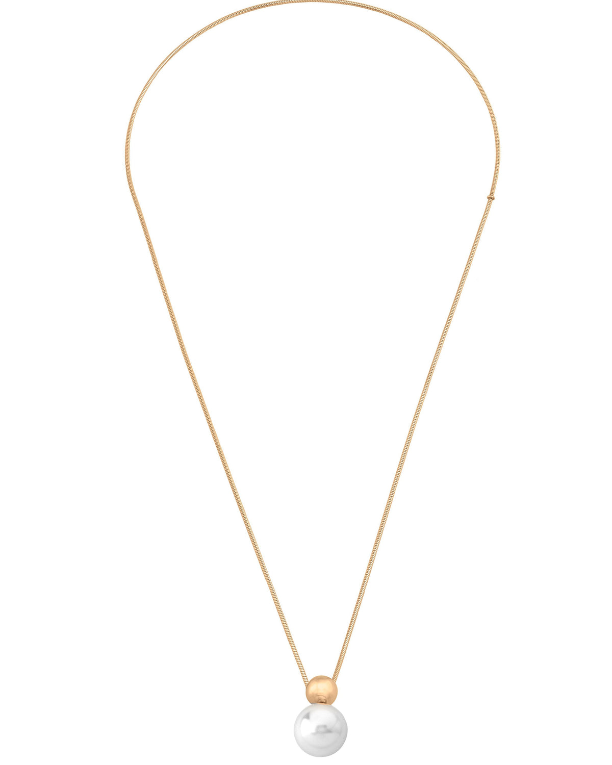 Pearl Necklace 16mm Golden Aura