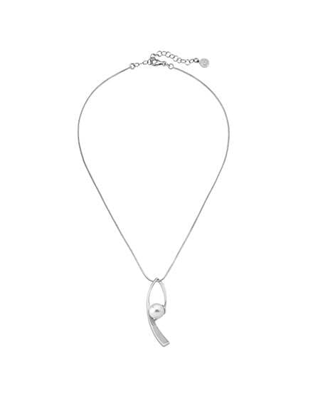 Pearl Pendant 10mm with Chain Clave Al Sol