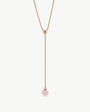 Pearl Necklace 10mm Pink Aura