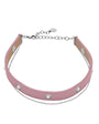 Rosa Lederhalsband Majorica EU