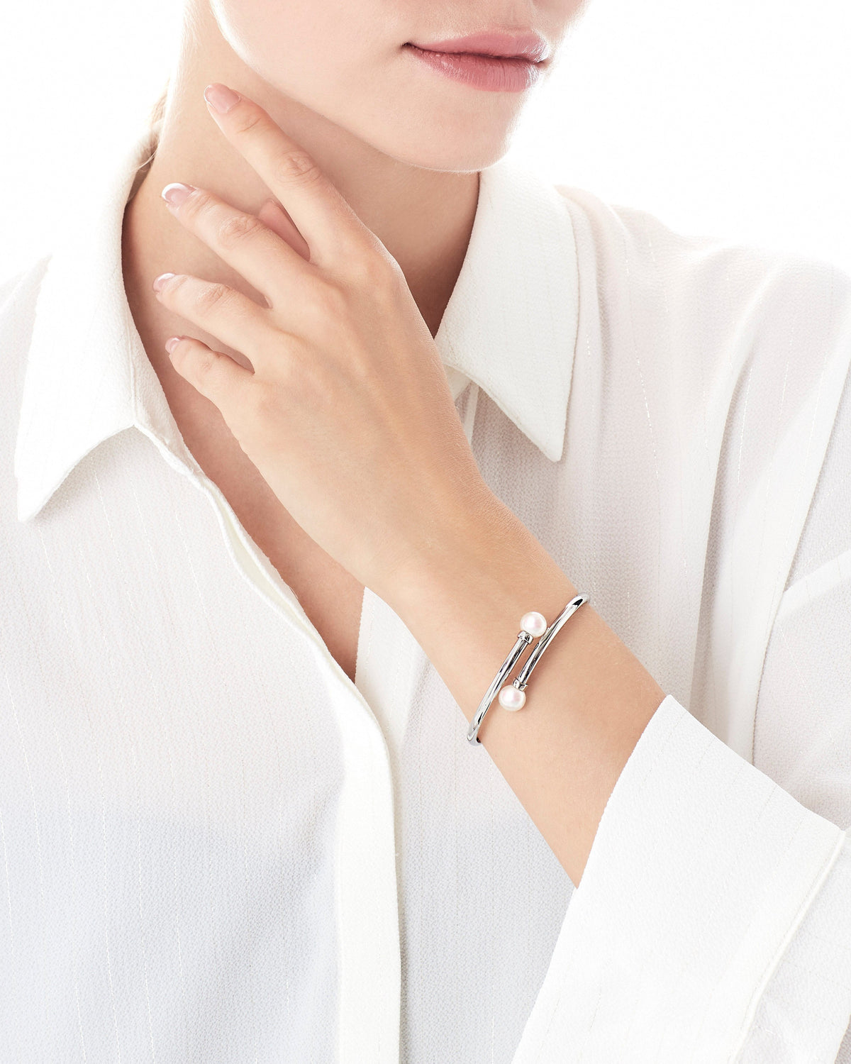 Armband mit zwei Perlen Galatea