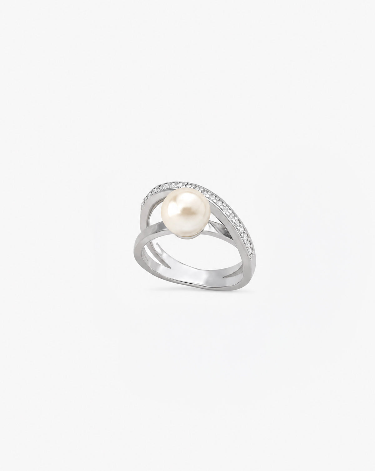 Anillo Perla 8mm y Circonitas Exquisite