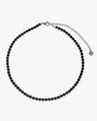 Pearls Necklace Black 4mm Grace