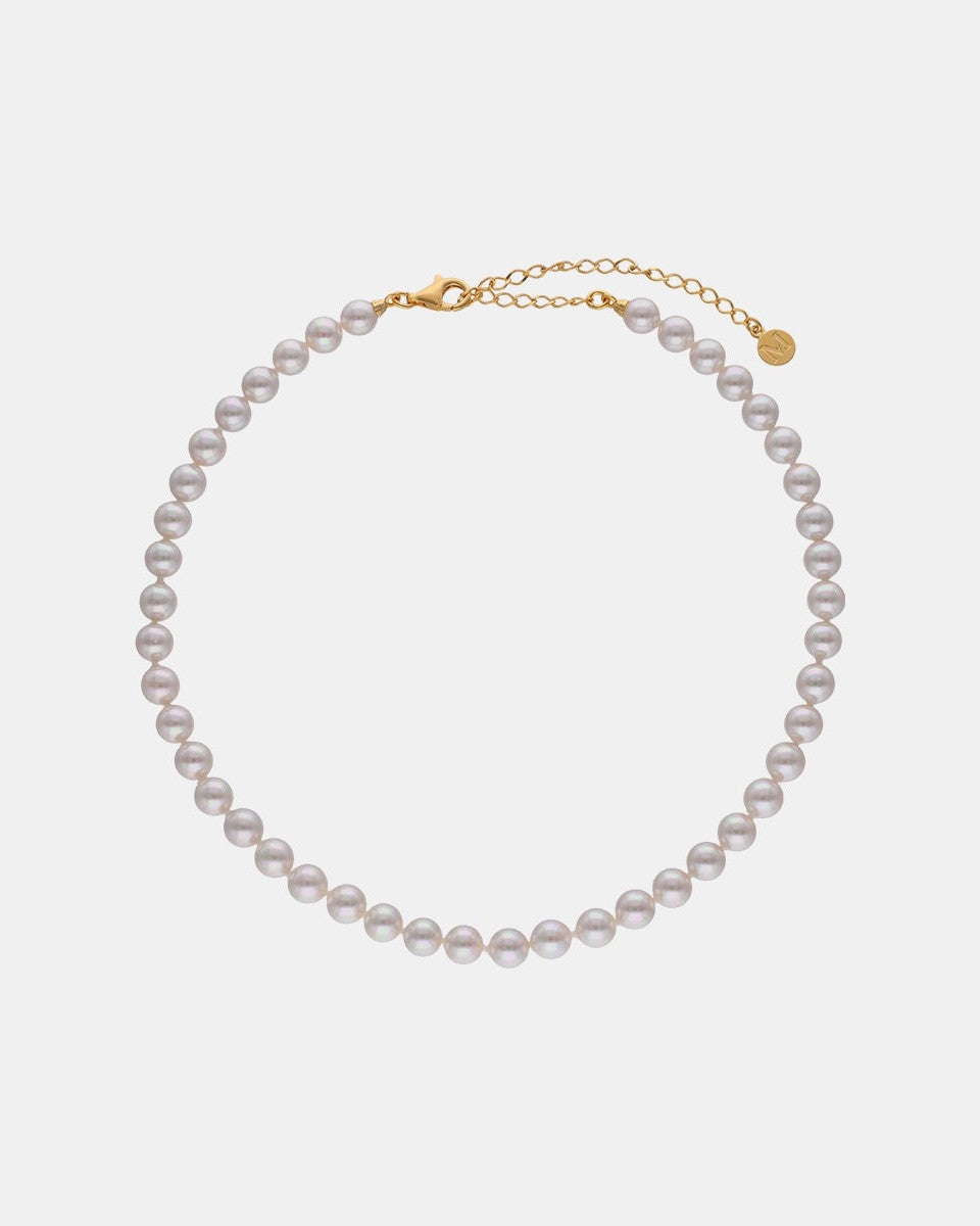 6 mm goldene Perlenkette Ballet