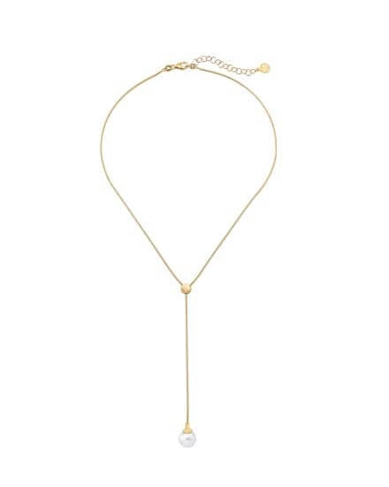 Goldene Perlenkette Alba