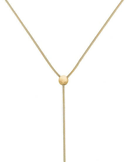 Goldene Perlenkette Alba
