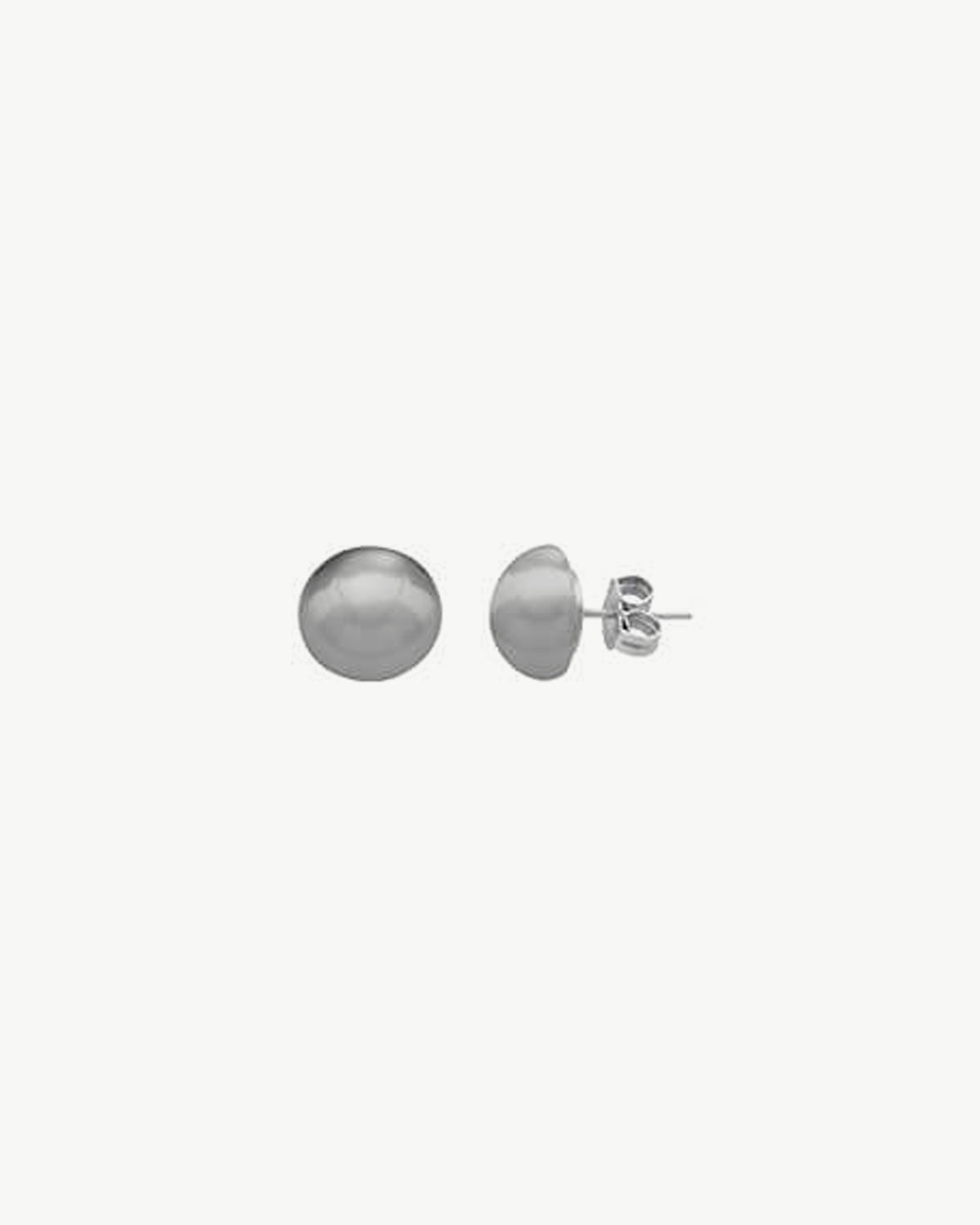 12 mm graue Ohrringe Mabe