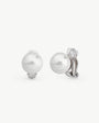 12mm Omega Verschluss Ohrringe Perle Lyra