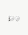 Pearl Earrings 14mm Omega Clasp Lyra