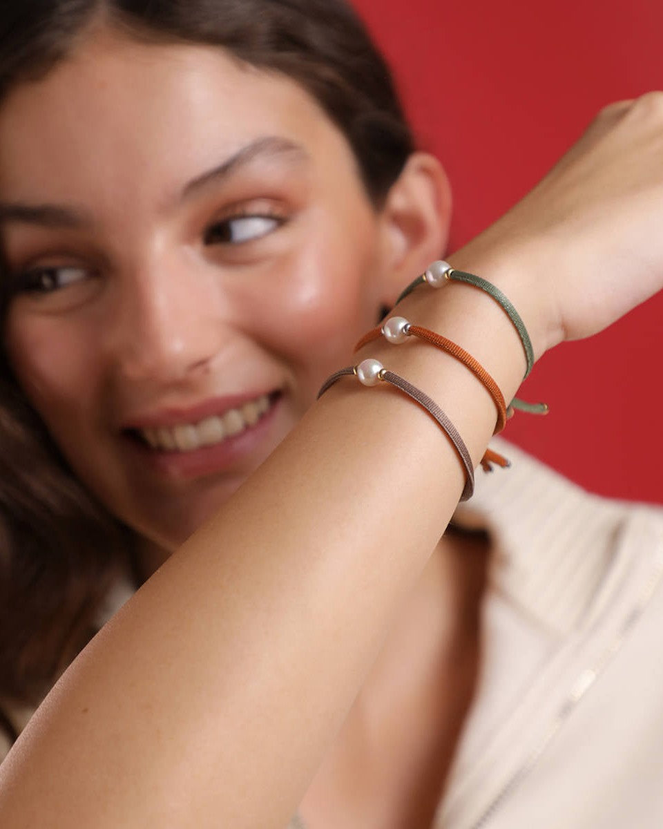 Olivgrünes Armband Sifnos