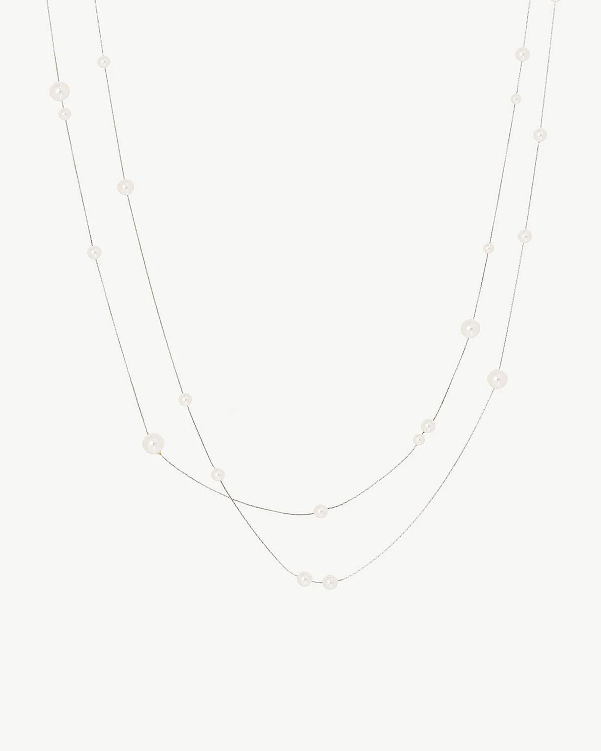 Collar Largo 90cm con Perlas Dangle