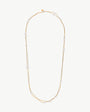 Collar Largo 160cm con Perlas Dorado Dangle