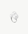 Triple Pearl Ring White Twins & Triplets
