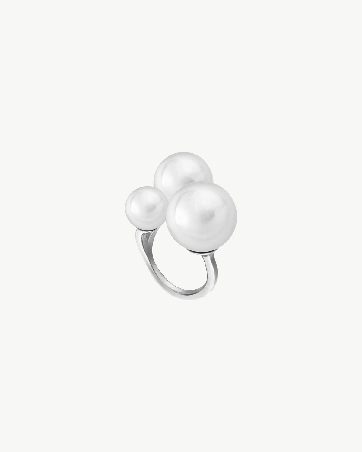 Triple Pearl Ring White Twins & Triplets