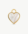 Charm Corazón 12mm Nácar Blanco San Valentín