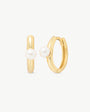 Hoop Pearl Earrings Golden Essentials