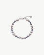 Pulsera Ajustable Perlas 4-8mm Multicolor Degradé